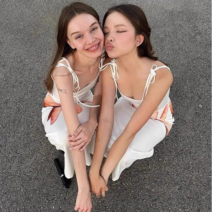 Hand Print Baddie Aesthetic Dress