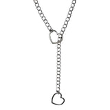 Heart Ring Drop Chain Necklace