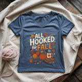 Hooked For Fall Lady V-neck