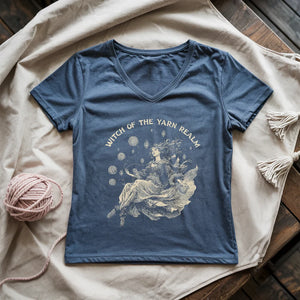 Witch Of The Yarn Realm Lady V-neck