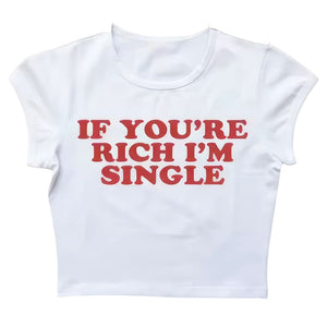 I’m Single Baby Tee