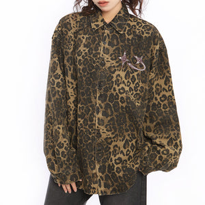 Animal Attraction Leopard Oversized Jacket