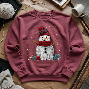 Yarn Snowman Sweatshirt