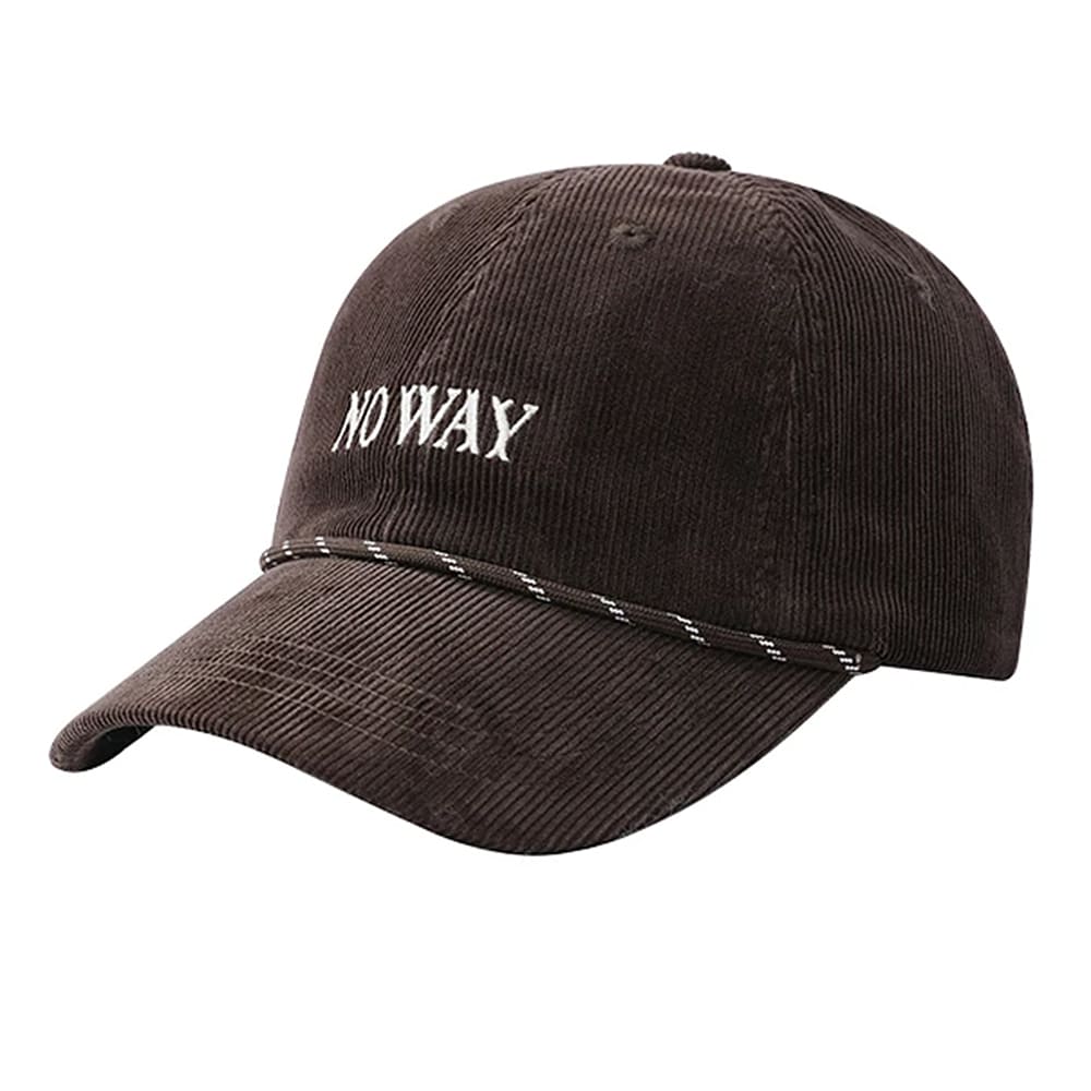 No Way Cord Baseball Cap