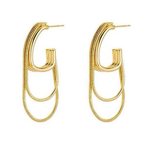 Self Made Chain Earrings