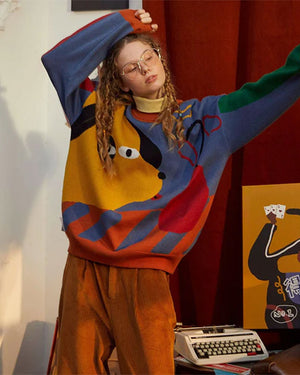 Oversized Hungry Dog Sweater