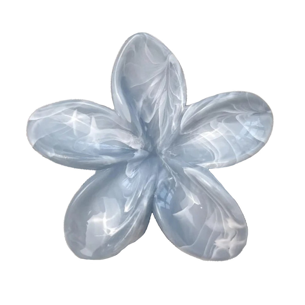 Pastel Tropical Flower Hair Claw