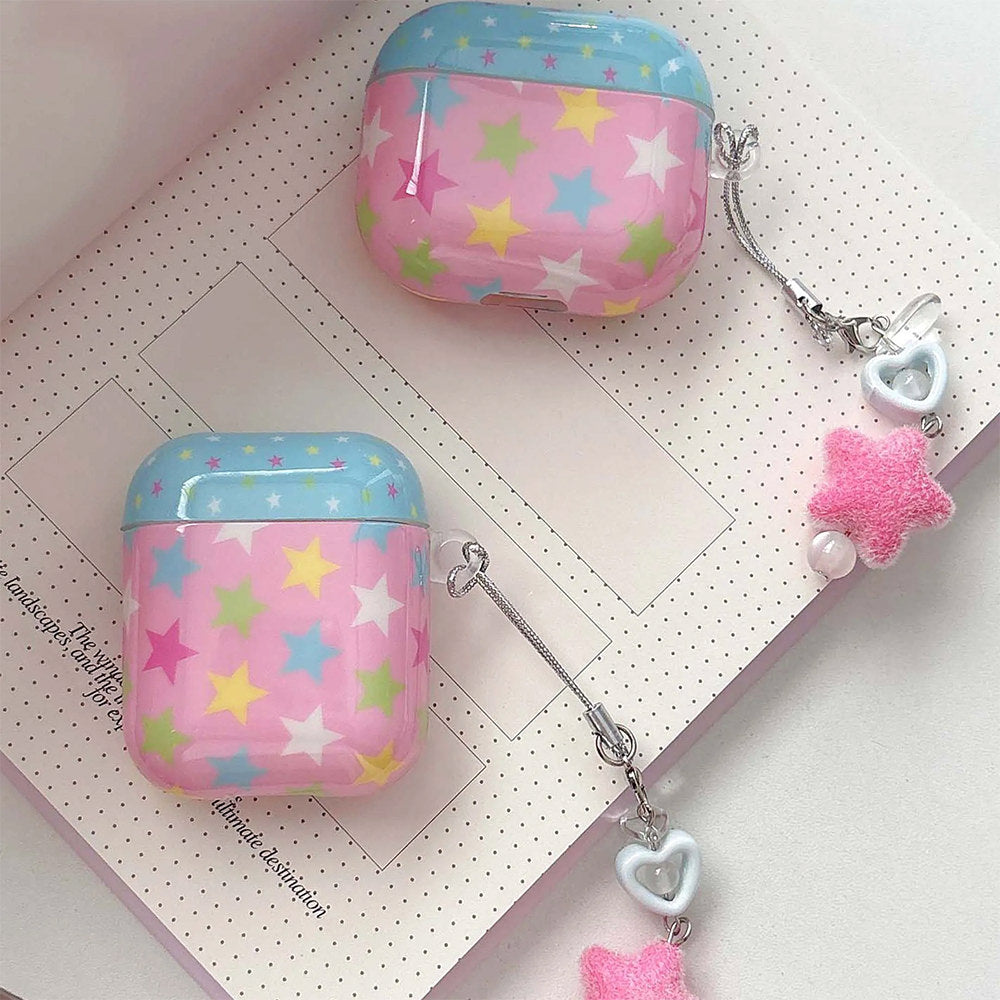 Pastel Stars AirPods Case