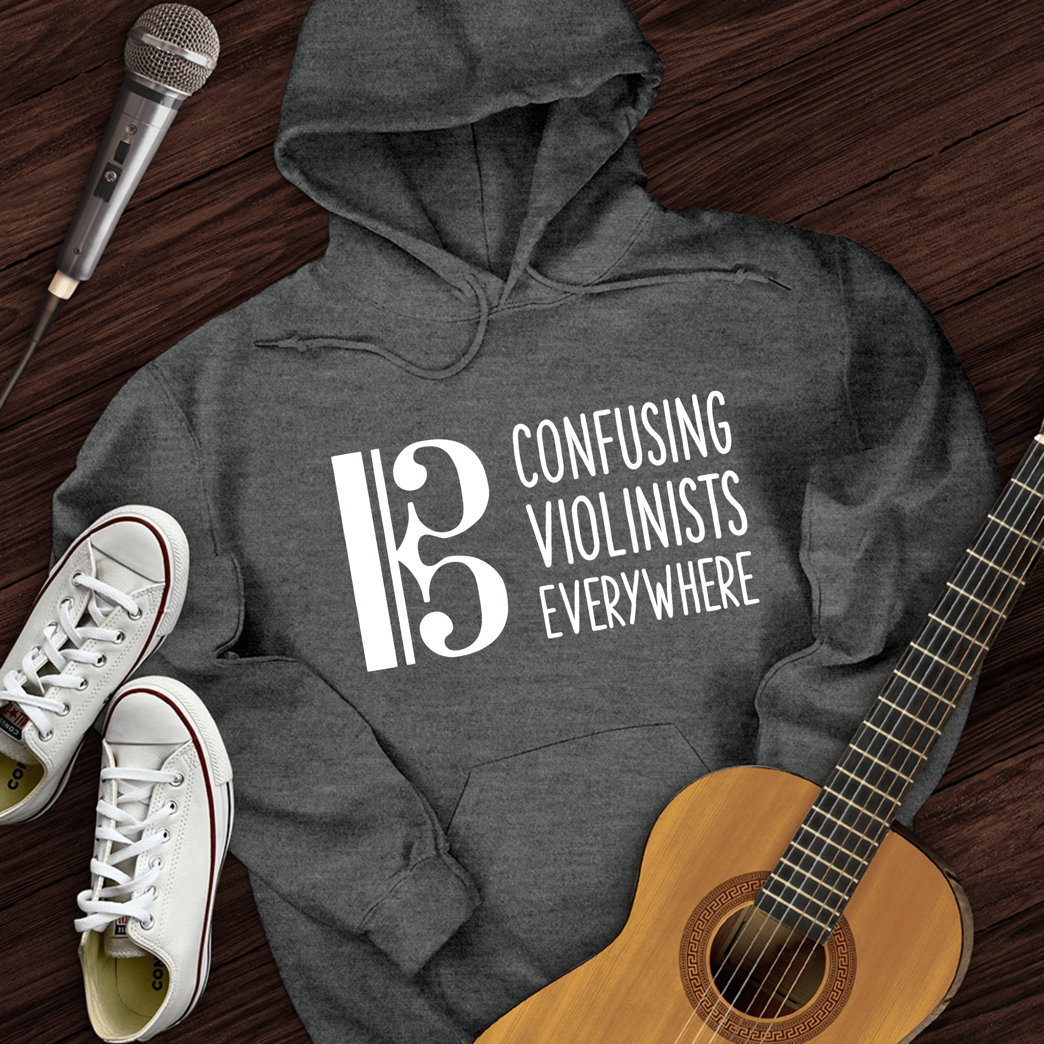 Confusing Violinists Hoodie