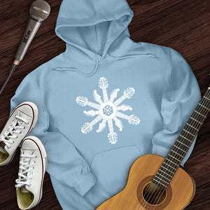Guitar Snowflake Hoodie