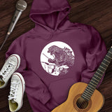 Dino Playing Drums Hoodie