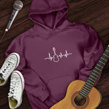 Guitar Heartbeat Hoodie