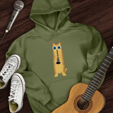 Cat Playing The Clarinet Hoodie