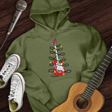 Guitar Christmas Lights Hoodie