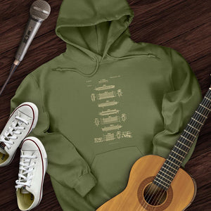 Harmonica Patent Hoodie