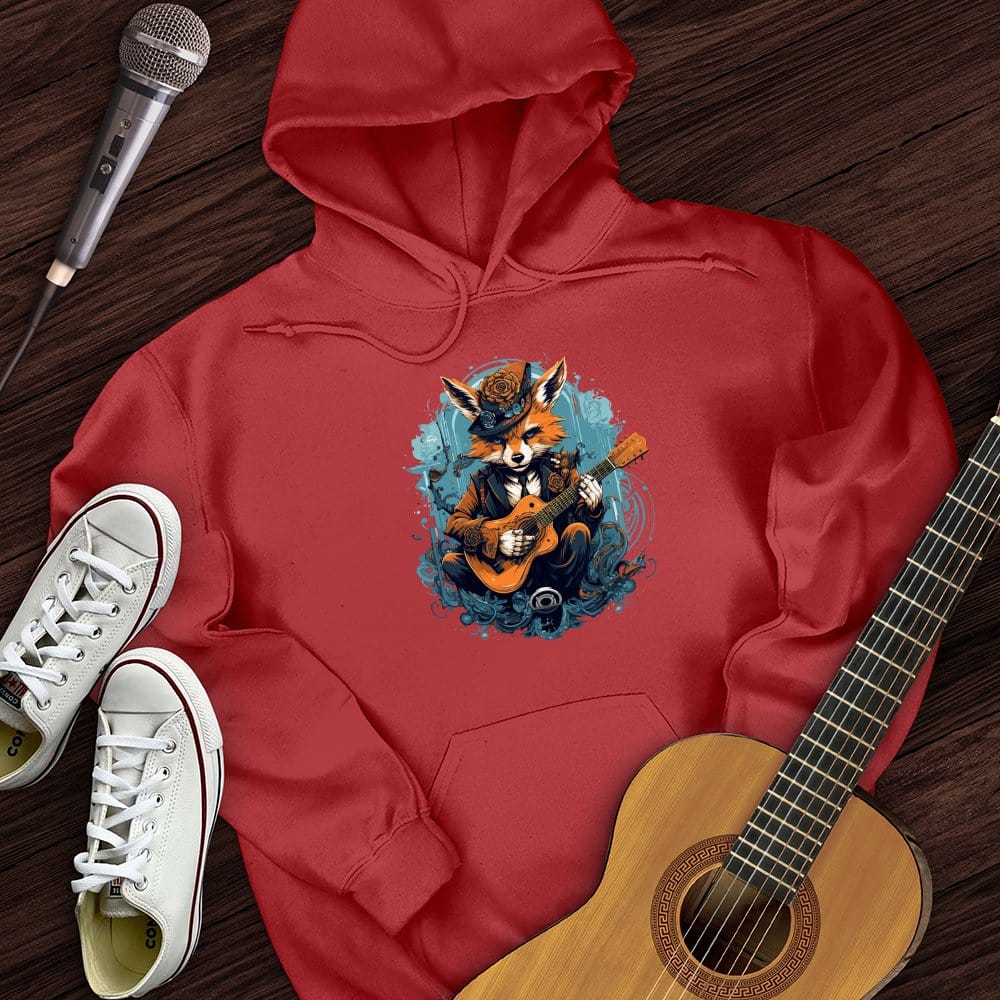 Fox Playing Guitar Hoodie