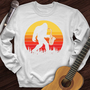 BigFoot Playing Sax Crewneck