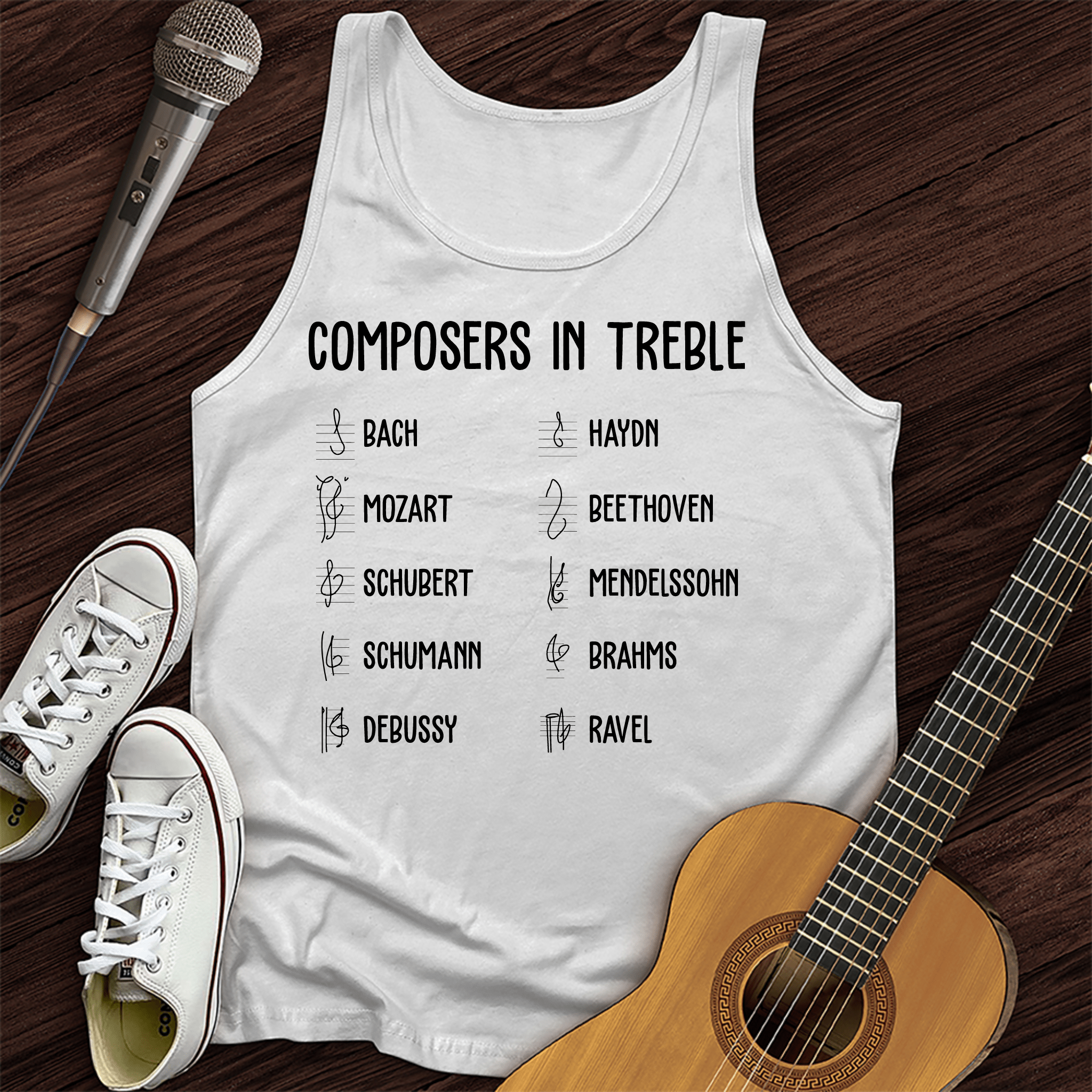 Composers In Treble Tank Top