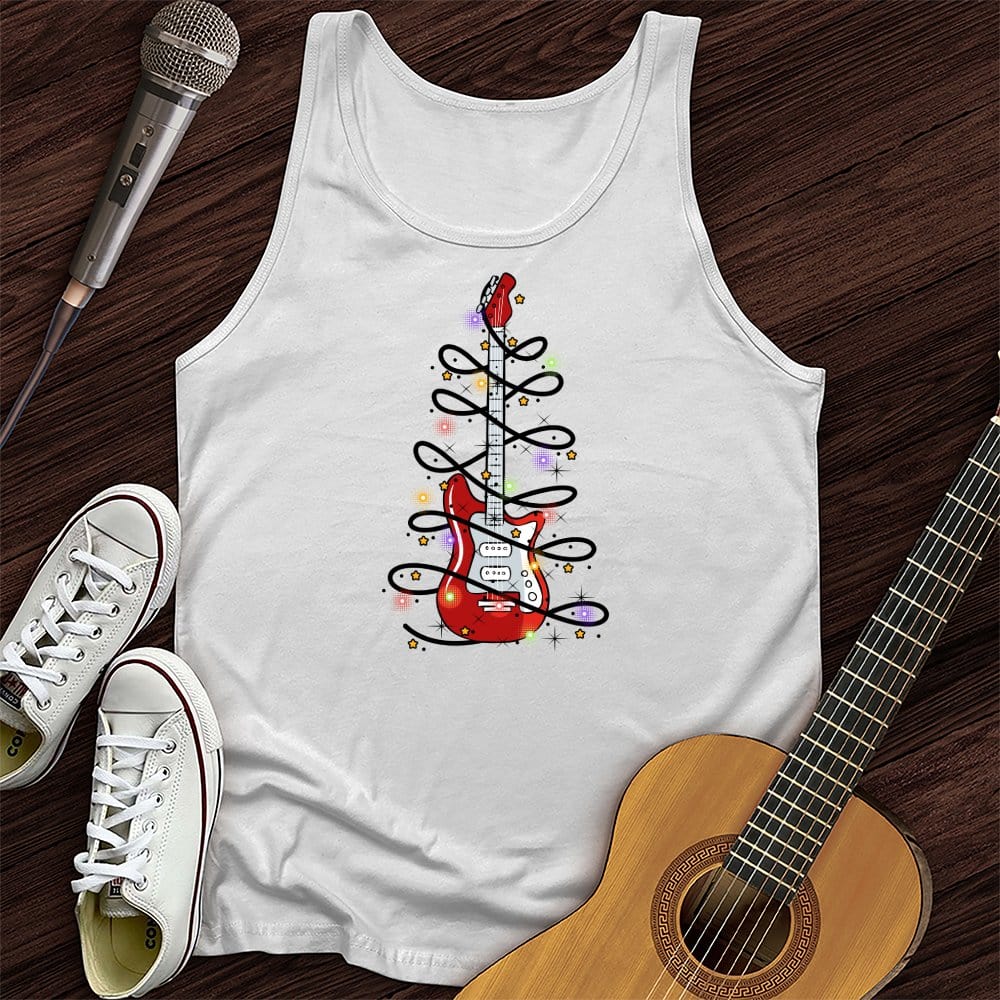 Guitar Christmas Lights Tank Top