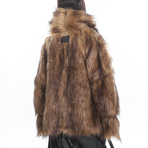 Crime Time Reversible Fur Jacket