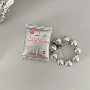 Rhinestone DIY Bow AirPods Case