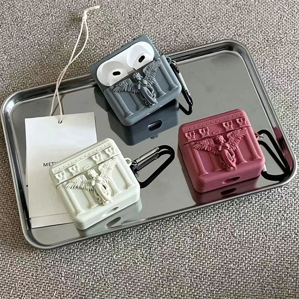 Silicone 3D Angel AirPods Case
