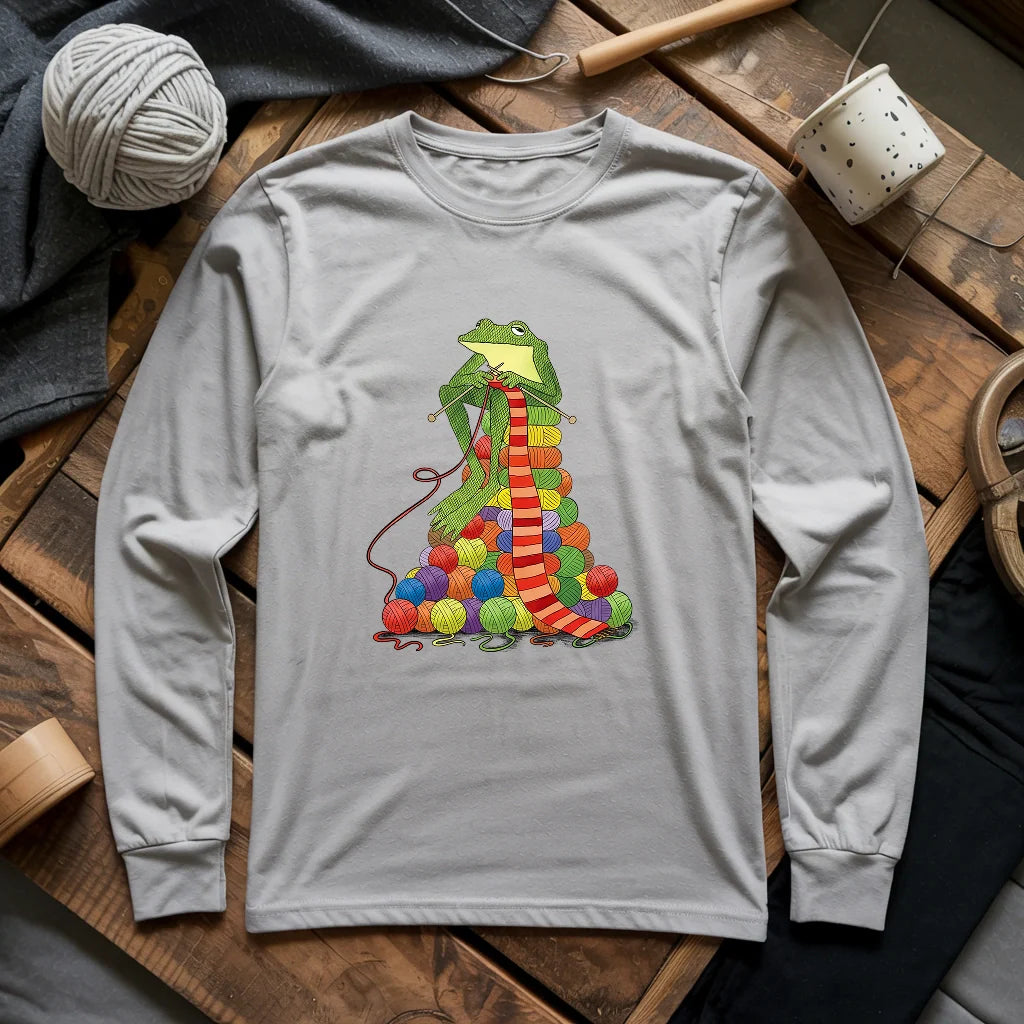 Yarn Frogging Long Sleeve T-shirt