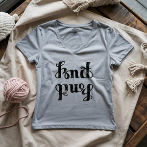 Knit Purl Lady V-neck