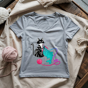 Knitfish Lady V-neck