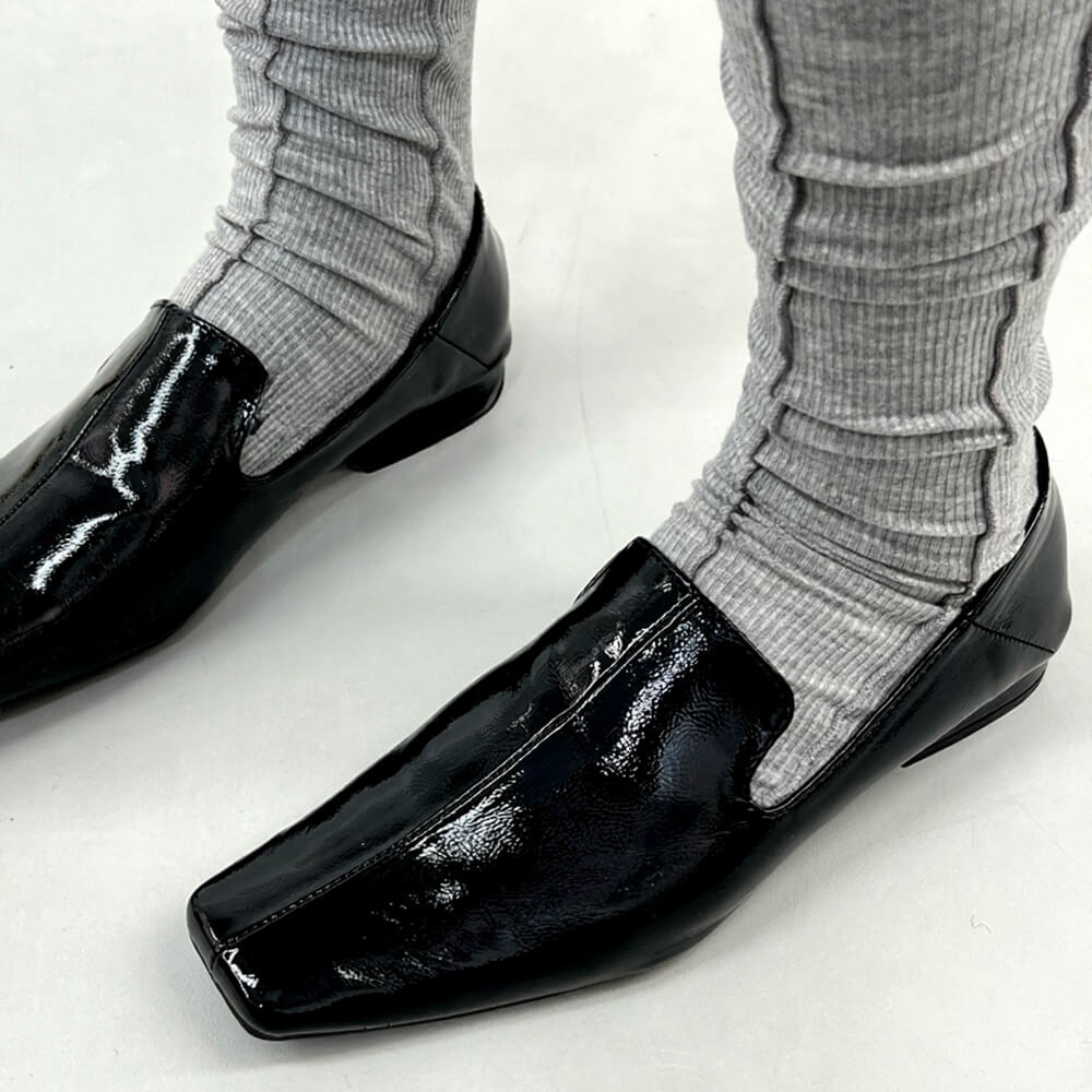 Dancing Life Square Toe Flat Loafers