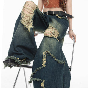 Star Girl Destroyed Jeans