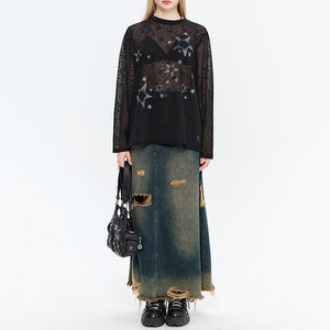 Star Girl Aesthetic Long Sleeve Top