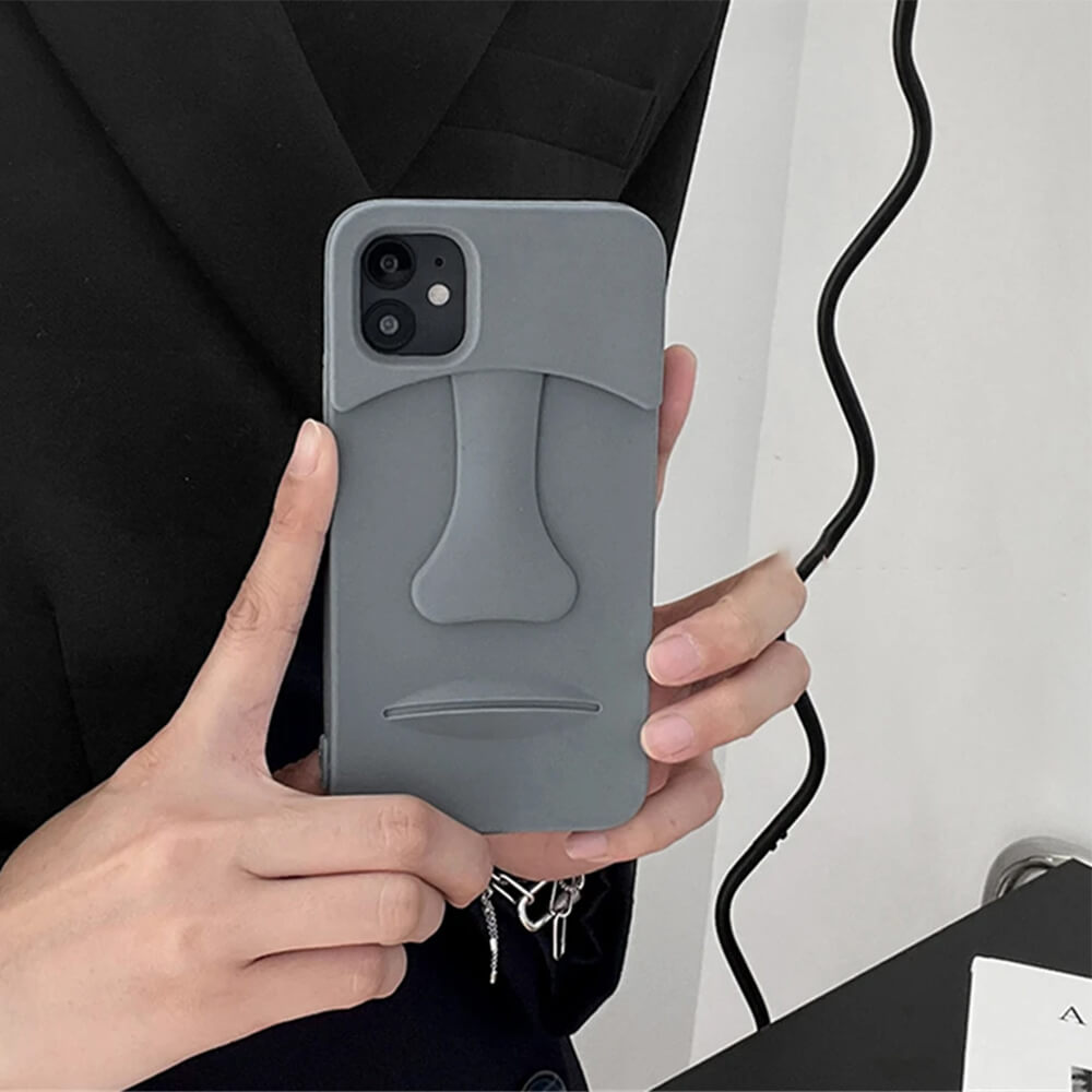 Stone Statue 3D iPhone Case
