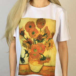 Van Gogh Sunflowers Tee