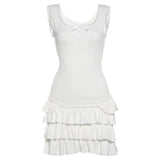 Swan Balletcore Mini Dress