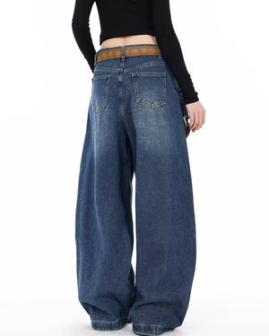 Teen Craft Layered Wide-Leg Jeans