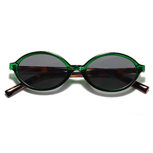Tinted Lens Oval Sunglasses