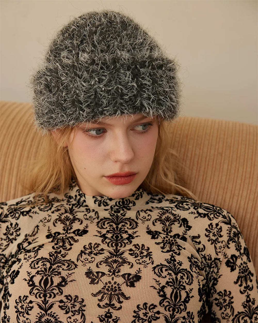 Warm Vibes Fuzzy Knit Beanie