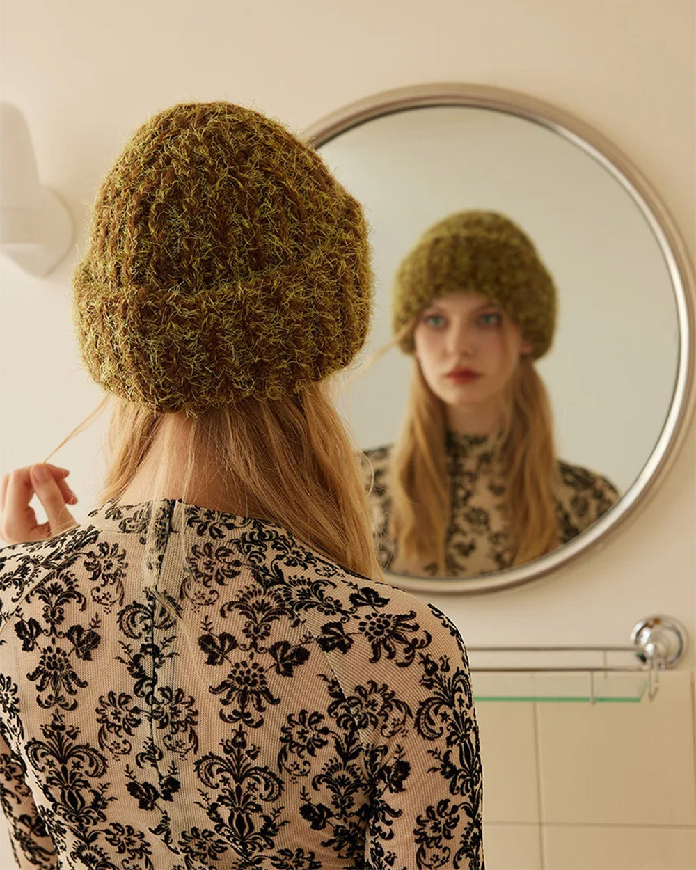 Warm Vibes Fuzzy Knit Beanie