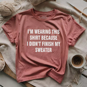 Wearing This T-shirt