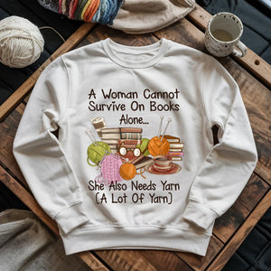 Books & Yarn Lover Sweatshirt