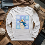 Crochet Snowman Long Sleeve T-shirt