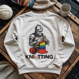 Knight Knitting Sweatshirt