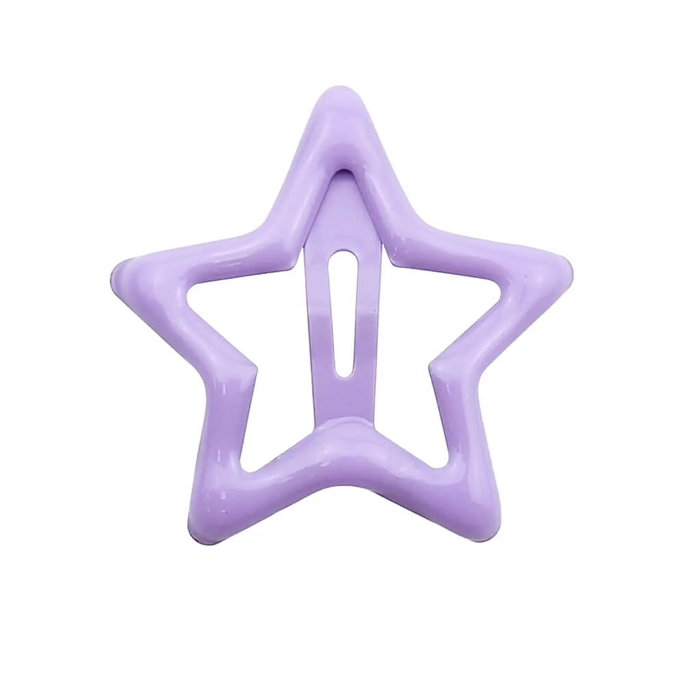 Y2K Pastel Star Hair Clips Set