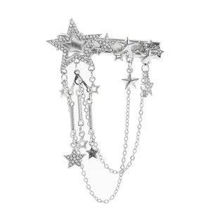 Y2K Stars Rhinestone Hair Clip